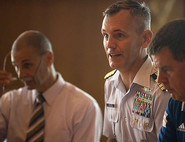 Captions: Author CAPT Wester at a recent SEED facilitation at the Academy, writes that attending the week-long workshop was âtruly a life-changing experience.â