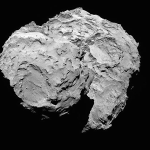Comet 67P. Photo credit: European Space Agency, under a CC BY-SA 2.0 license